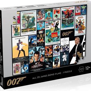 Winning Moves Puzzle James Bond 007 Movie poster 1000 dielikov