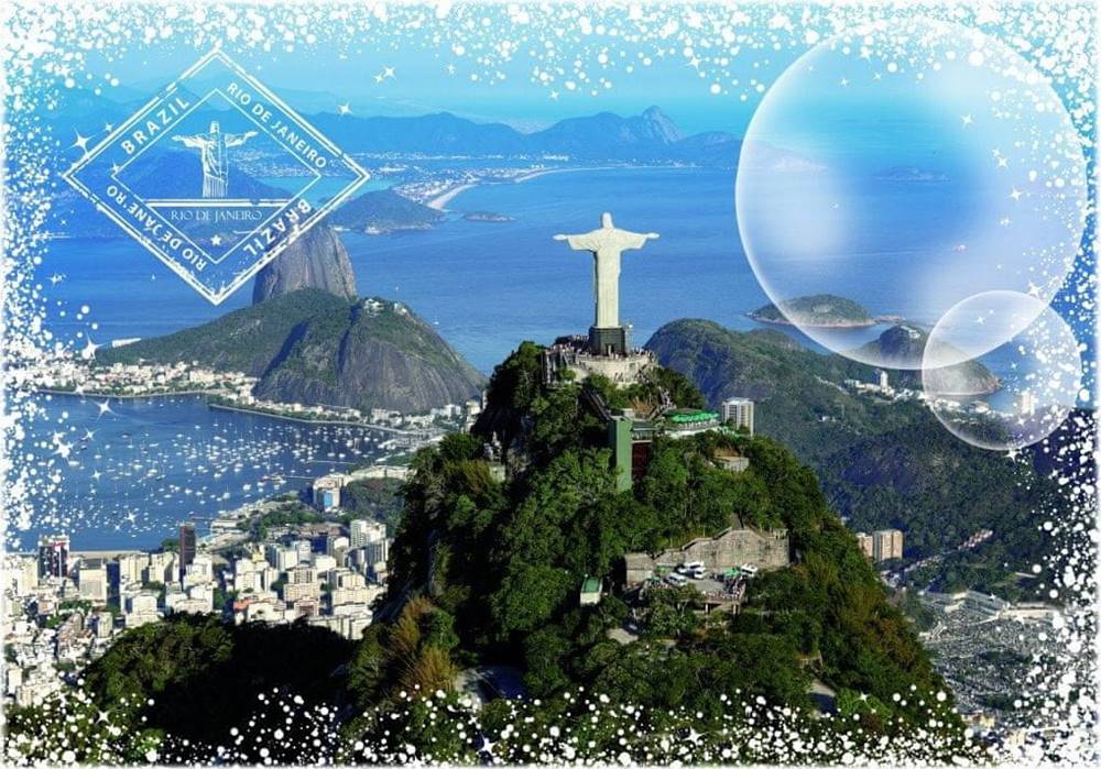 Grafika  Puzzle Cesta okolo sveta: Brazília 2000 dielikov značky Grafika