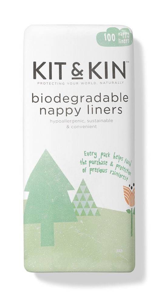 Kit & Kin  Plienky biologicky odbúrateľné separačné 100 ks značky Kit & Kin