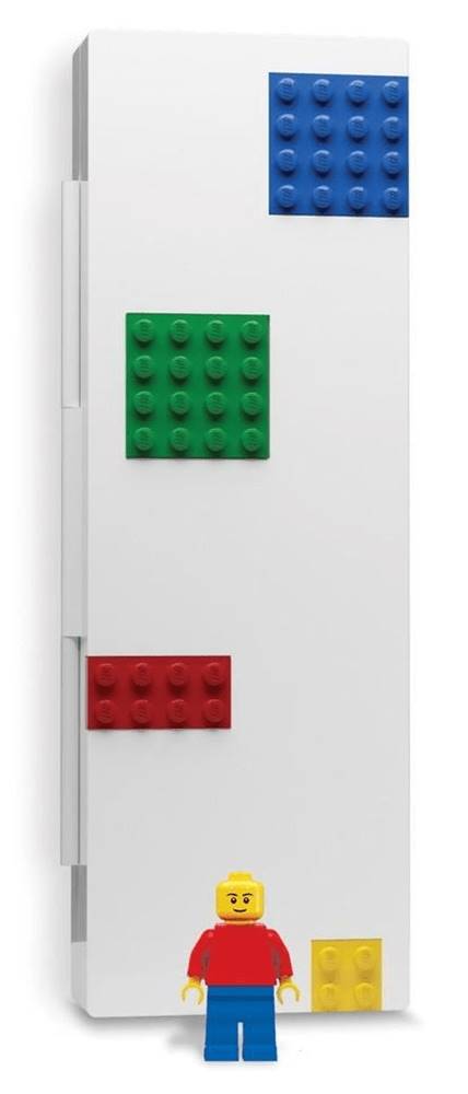 LEGO  Stationery Puzdro s minifigúrkou - farebné značky LEGO