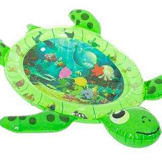 Ikonka Vodná nafukovacia senzorická podložka korytnačka zelená