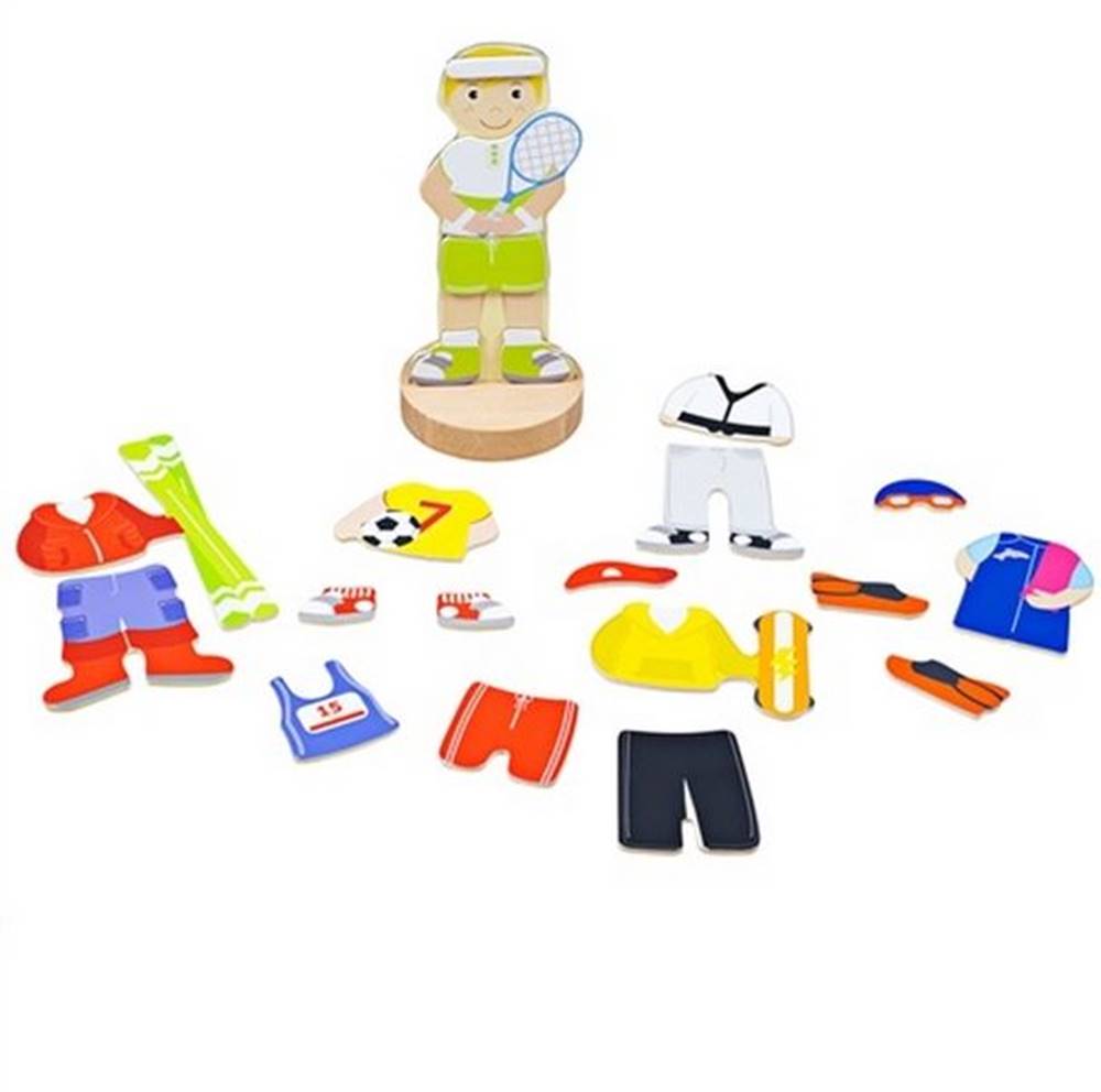 Bigjigs Toys  Magnetické oblékací puzzle sportovní aktivity značky Bigjigs Toys