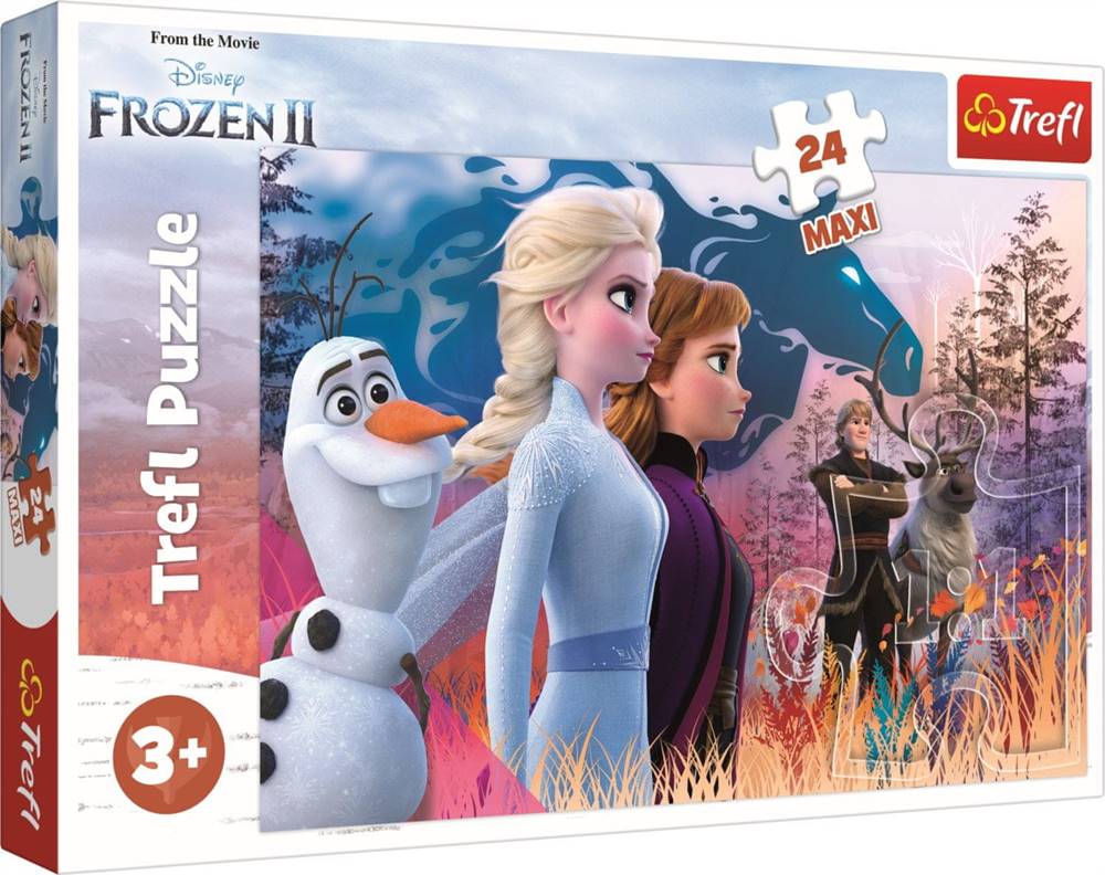 Trefl  Puzzle Ľadové kráľovstvo 2: Magická cesta MAXI 24 dielikov značky Trefl
