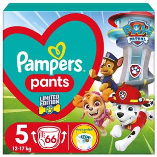 Pampers Active Baby Pants Paw Patrol Nohavičkové plienky veľ. 5 (66 ks plienok) 12-17 kg
