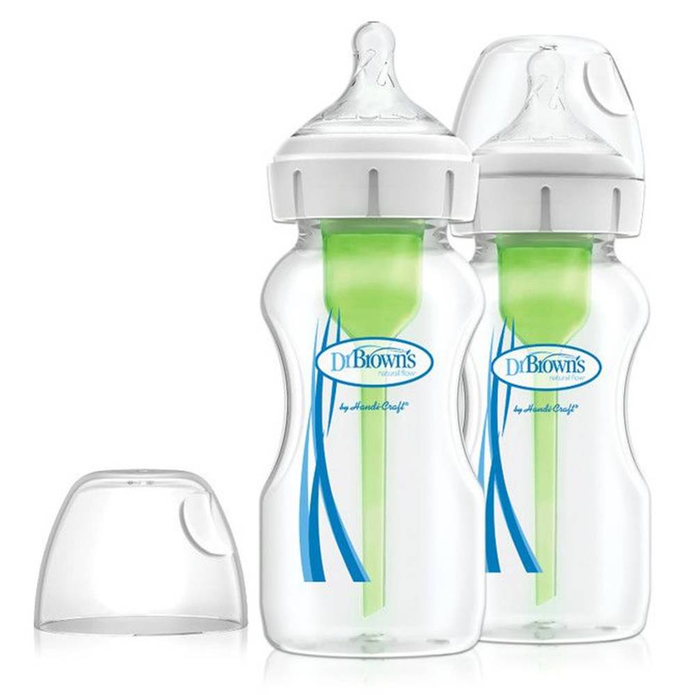 Dr.Brown´s  Dojčenská fľašk 2x270ml - zelená značky Dr.Brown´s