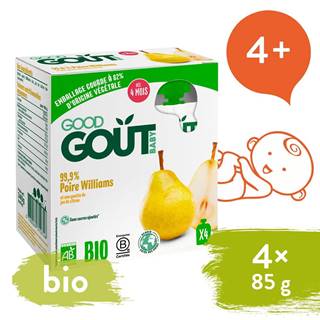 Good Gout  BIO Hruška (4x85 g) EXPIRACE 29.10.2023 značky Good Gout
