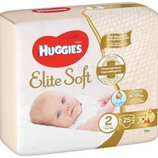 Huggies Elite Soft Newborn č.2 - 25ks