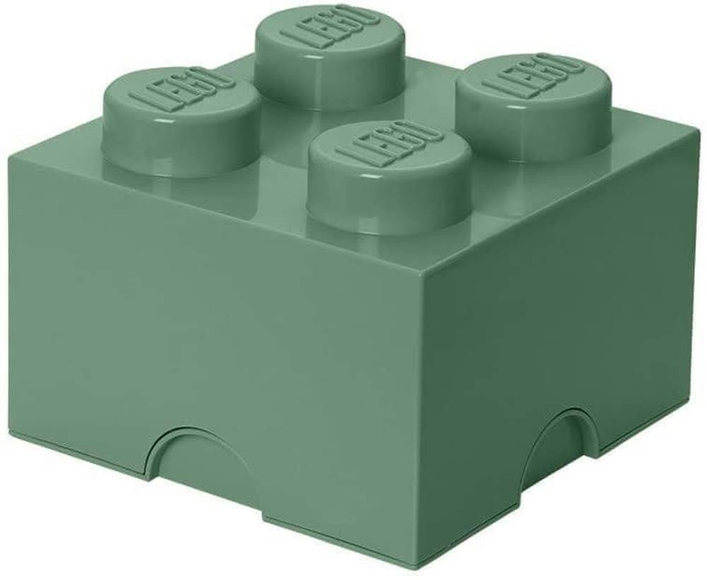 LEGO  Úložný box 4 - army zelený značky LEGO