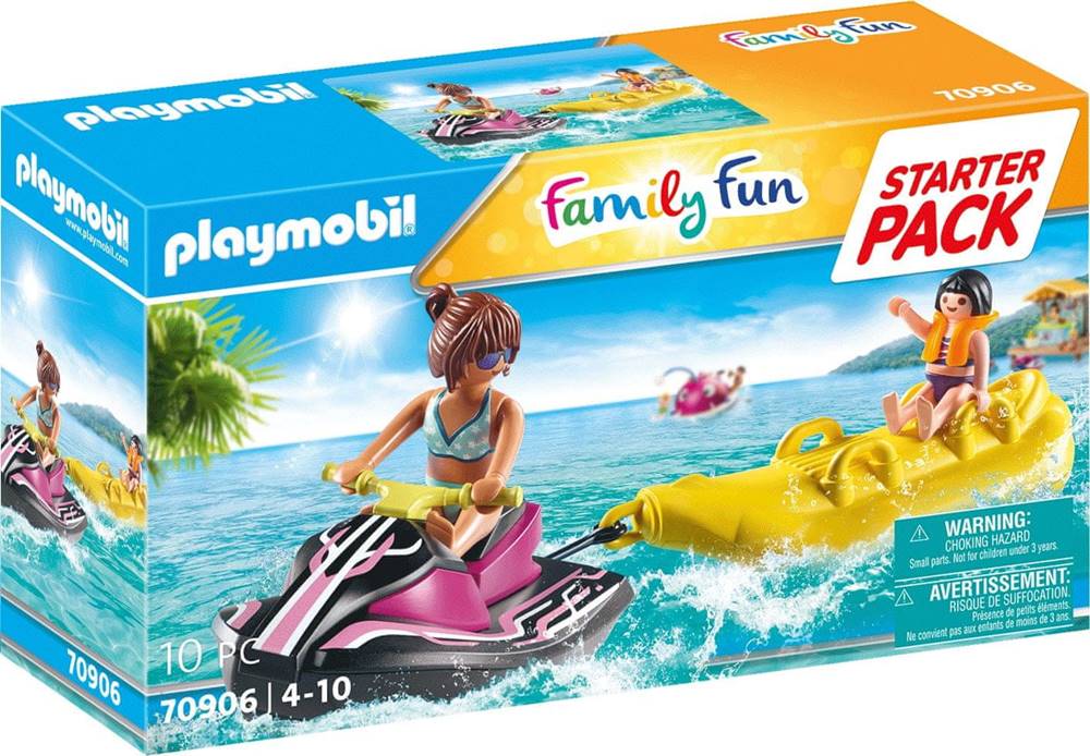 Playmobil  Family Fun 70906 Starter Pack Vodný skúter s banánovým člnom značky Playmobil