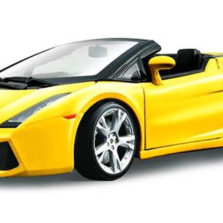 BBurago Lamborghini Gallardo Spyder metalíza žltá 1:18