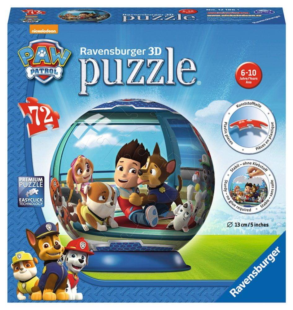 Ravensburger  3D puzzleball Tlapková Patrola 72 ks značky Ravensburger