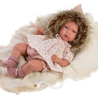 Llorens Novorodenec - realistická bábika so zvukmi a mäkkým látkovým telom - 42 cm