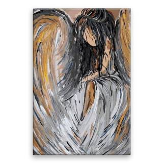 Malujsi  Maľovanie podľa čísel - Anjel svetla - 40x60 cm,  plátno vypnuté na rám značky Malujsi