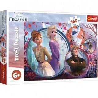 Trefl  Puzzle Ledové království II/Frozen II 160 dílků 41x27, 5cm v krabici 29x19x4cm značky Trefl