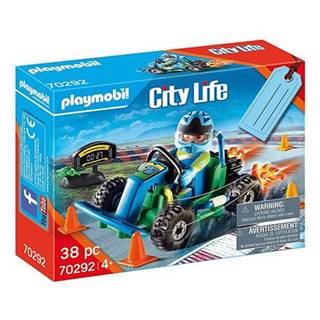 Playmobil Pretekár motokár ,  Šport a akcie,  38 dielikov