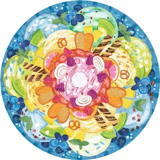 Ravensburger Okrúhle puzzle Kruh farieb: Zmrzlina 500 dielikov