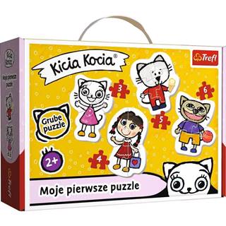 Trefl  Baby puzzle Kicia Kocia 4v1 (3, 4, 5, 6 dielikov) značky Trefl