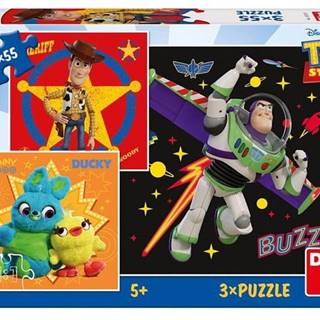 DINO Puzzle Toy Story 4,  3x55 dielikov