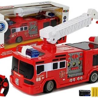 Lean-toys  Diaľkovo ovládané hasičské auto s rebríkom R/C 28cm značky Lean-toys