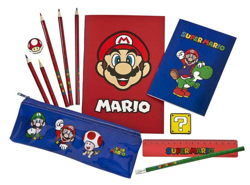 Undercover  Mega sada školských potrieb Super Mario značky Undercover