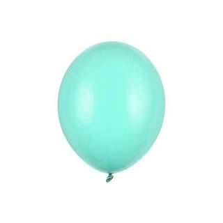 PartyDeco Balóny pastelové svetlé mentolové 12cm 100ks