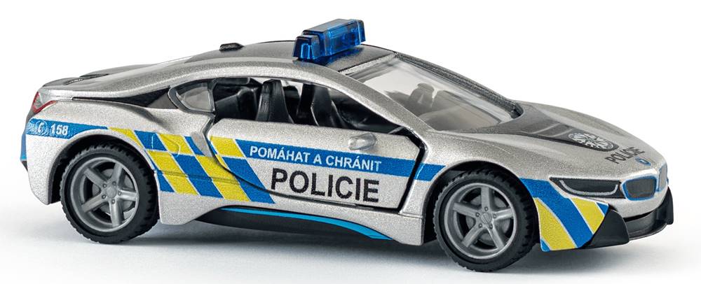 SIKU  Super česká verzia polície BMW i8 LCI značky SIKU