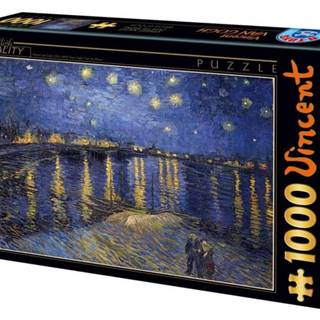 D-Toys Puzzle Hviezdna noc nad Rhonou 1000 dielikov