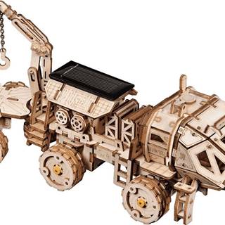 Robotime Roker 3D drevené puzzle Planetárne vozítko Navitas Rover na solárny pohon 252 dielikov