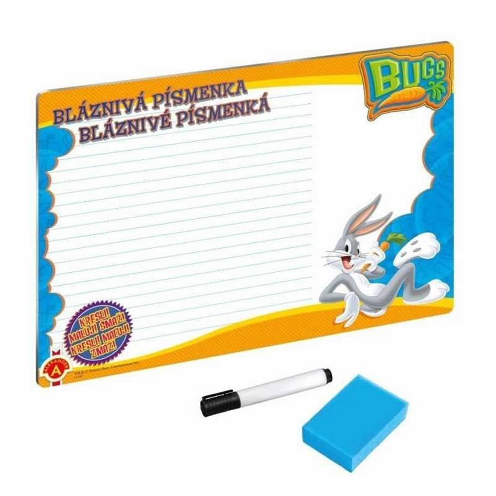  Bugs Bunny Bláznivé písmenká - Stieracia tabuľka