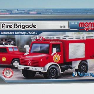 VISTA Stavebnica Monti 16 Fire Brigade Mercedes Unimog 1:48 v krabici 22x15x6cm Cena za 1ks