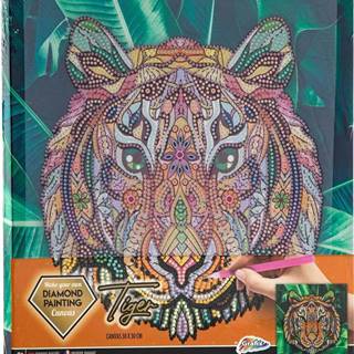 Grafix Diamantové maľovanie na ráme Tiger 30x30cm