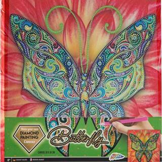 Grafix  Diamantové maľovanie na ráme Motýľ 30x30cm značky Grafix