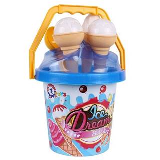 Lean-toys Zmrzlinový set Sand Bucket Blue 5743