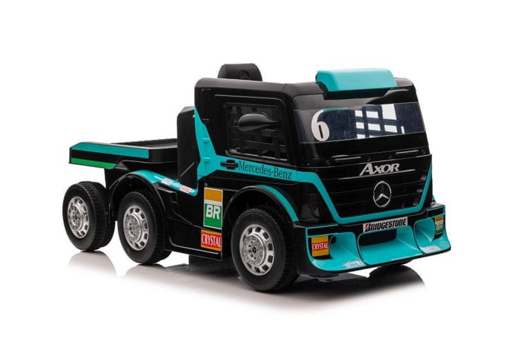 Lean-toys  Batériový automobil Mercedes + náves XMX622B LCD modrý značky Lean-toys