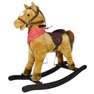 Greatstore Hojdací kôň Morgan so zvukovými efektmi,  74 x 30 x 64 cm