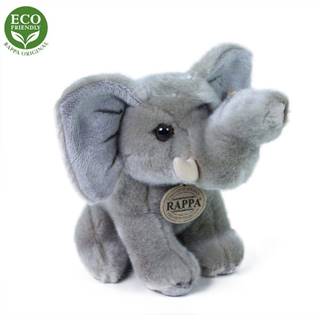 Rappa  Plyšový slon sediaci 18 cm ECO-FRIENDLY značky Rappa