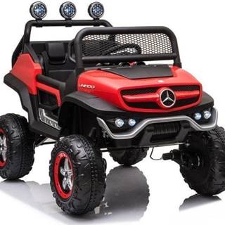 Lean-toys Mercedes Unimog S Batériové vozidlo Červená farba