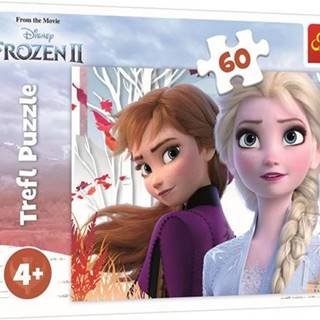 Disney Trefl Puzzle Frozen 2 - Kúzelný svet Anny a Elsy / 60 dielikov