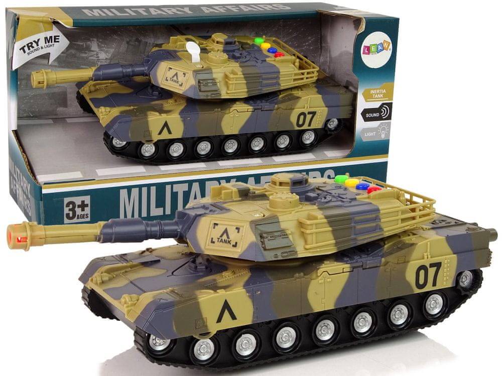 Lean-toys  Vojenský tank 1:16 Moro Brown Sound of Arrows značky Lean-toys