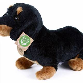 Rappa  Plyšový pes jazvečík sediaci,  30 cm,  ECO-FRIENDLY značky Rappa