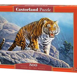 JOKOMISIADA Puzzle 500 ks. Tiger na skalách