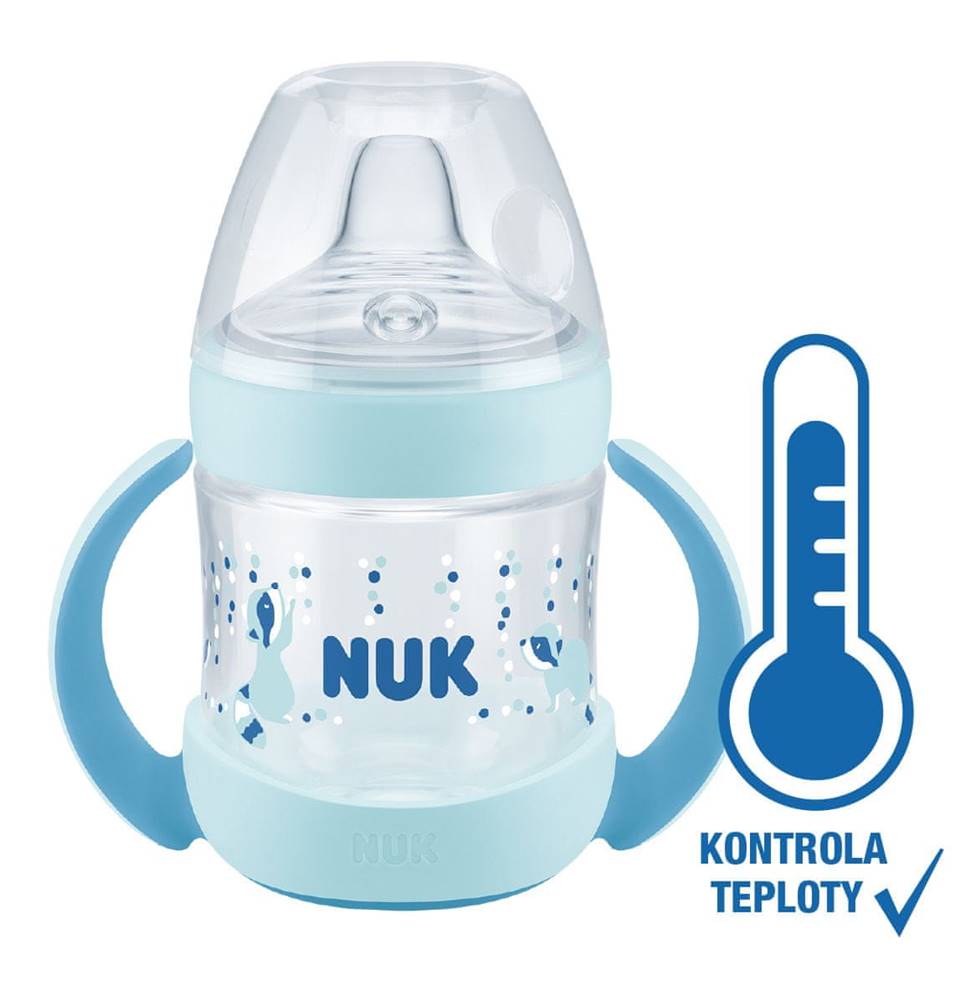 Nuk  fľaštička na učenie Nature Sense s kontrolou teploty 150 ml značky Nuk