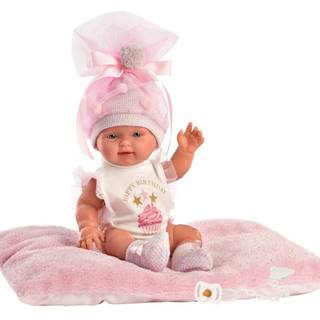 Llorens  26316 NEW BORN HOLČIČKA - realistická bábika bábätko s celovinylovým telom - 26 cm značky Llorens