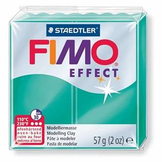 FIMO Modelovacia hmota effect 8020 transparentná zelená,  8020-504