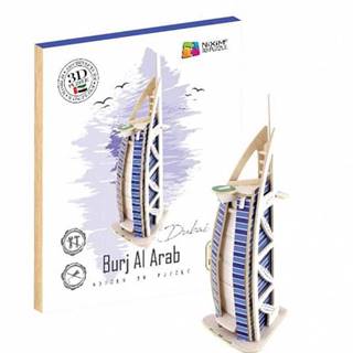 NiXiM Dřevěné 3D puzzle - Burdž Al Arab