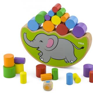 Viga Drevená hra slonia rovnováha