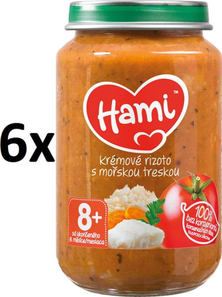 Hami  Paradajky s treskou a ryžou - 6 x 200g značky Hami