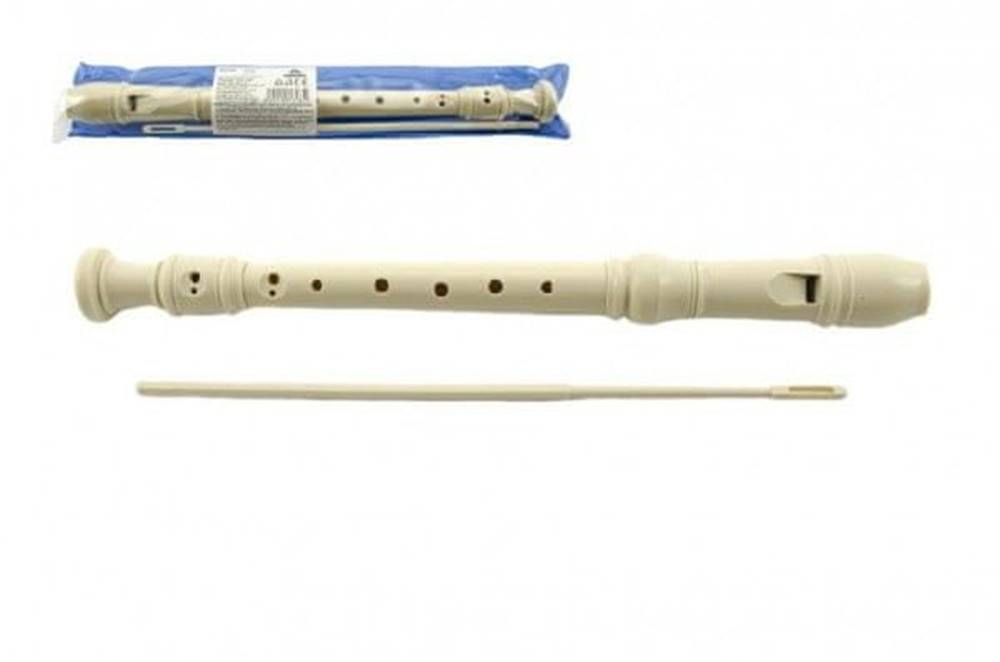 Teddies  Flauta plast 30cm s čistidlom v plastovom obale značky Teddies