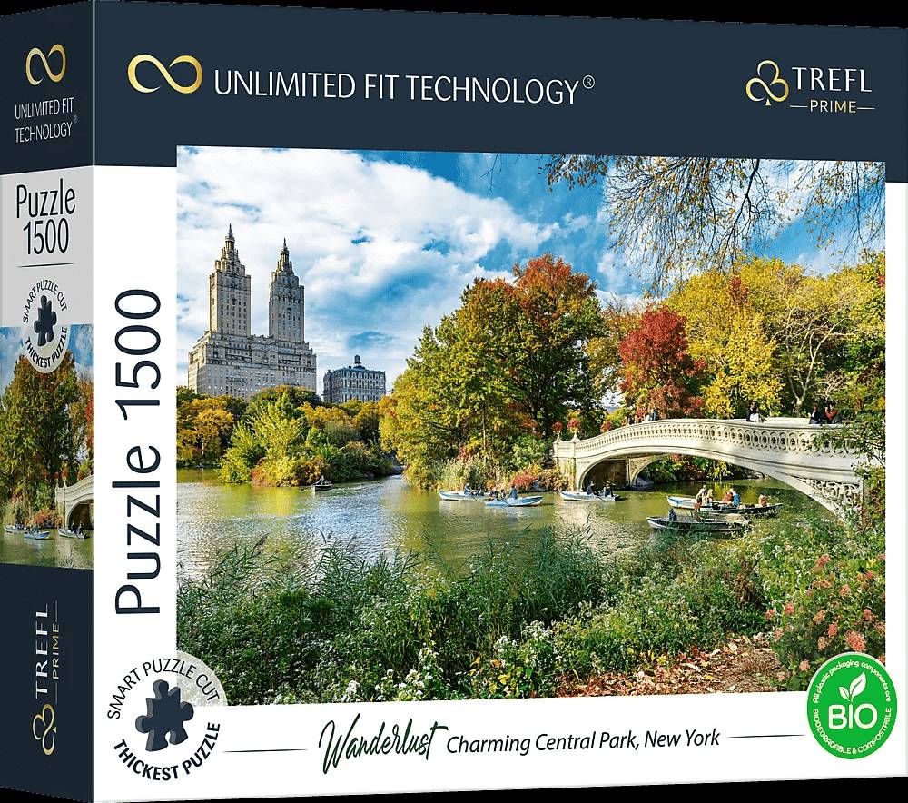 Trefl  Puzzle UFT Wanderlust: Čarovný Central Park,  New York 1500 dielikov značky Trefl