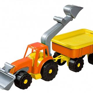 Androni Traktorový nakladač s vlekom Power Worker,  oranžový
